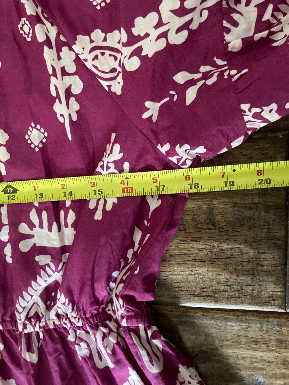 Kaktus 100% Cotton Puff Sleeve Tiered Maxi Dress sz Medium Purple Resortwear - Picture 5 of 7